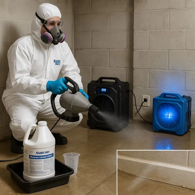 Sanitization and Odor Removal process in Addison, ME